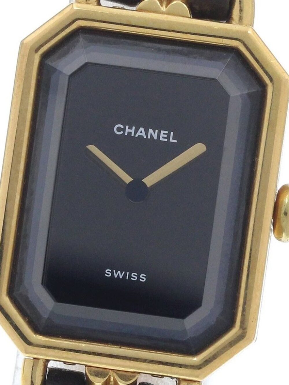 CHANEL Premiere M H0001 black Dial Quartz Ladies Watch_900126